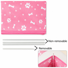 Premium Dog Car Seat Bed | Cozy Pet Travel Basket with Anti-Scratch Protection