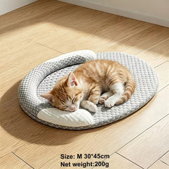 Cooling Orthopedic Dog Bed | Breathable Washable Pet Bed with Raised Edge | Non-Slip Summer Cooling Mat for Dogs & Cats