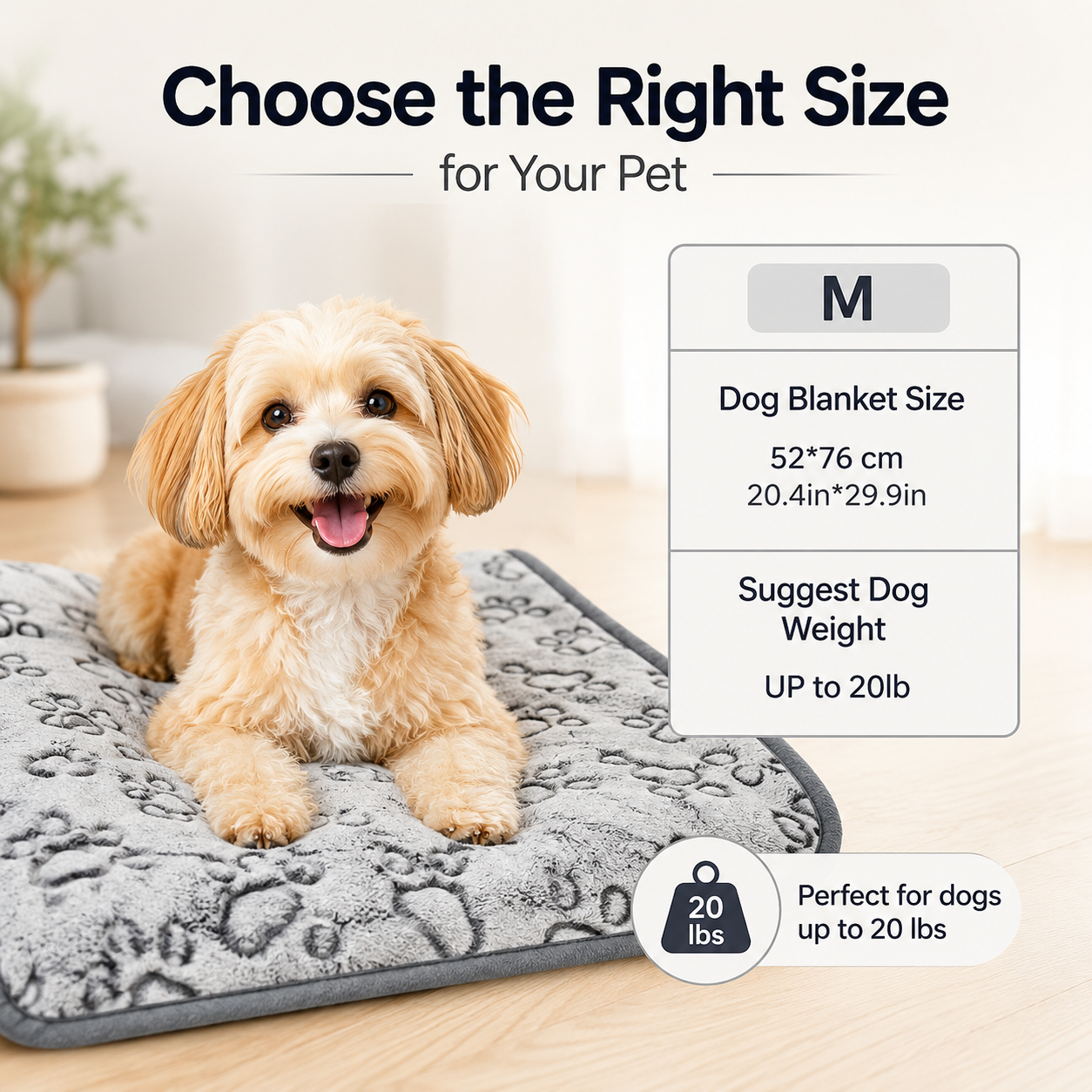 Ultra Soft 220 GSM Flannel Pet Blanket for Dogs & Cats – Machine Washable Cozy Throw for Small & Medium and Large Pets, Sofa, Bed, Car & Kennel