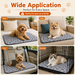 Ultra Soft 220 GSM Flannel Pet Blanket for Dogs & Cats – Machine Washable Cozy Throw for Small & Medium and Large Pets, Sofa, Bed, Car & Kennel