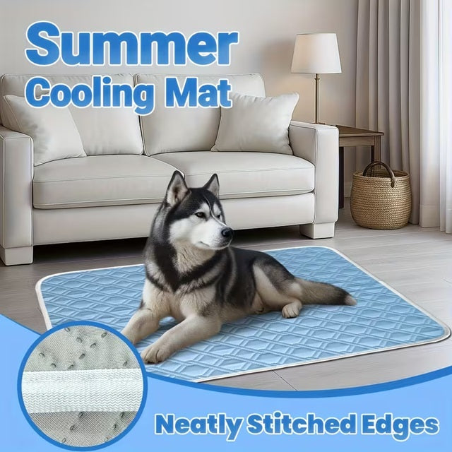 Pet Cooling Pad for Dogs & Cats – Summer Cooling Mat for Small, Medium & Large Pets