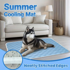 Pet Cooling Pad for Dogs & Cats – Summer Cooling Mat for Small, Medium & Large Pets