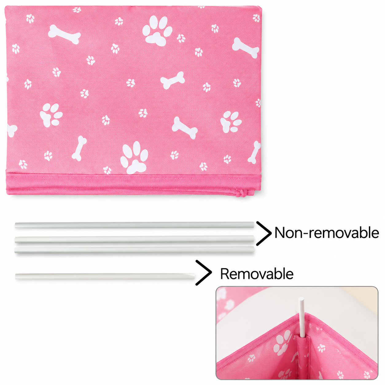 Premium Dog Car Seat Bed | Cozy Pet Travel Basket with Anti-Scratch Protection