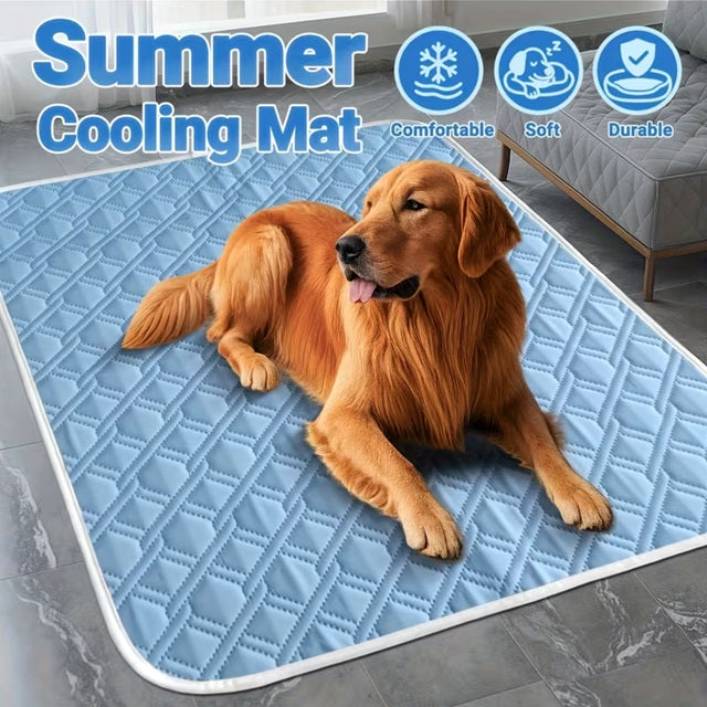 Pet Cooling Pad for Dogs & Cats – Summer Cooling Mat for Small, Medium & Large Pets