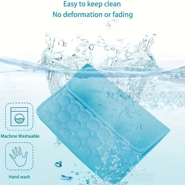 XL Pet Cooling Mat for Dogs & Cats | Washable Cooling Pad | Absorbent, Non-Slip Summer Sleeping Mat for Large Dogs