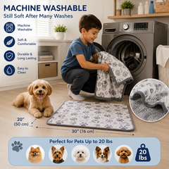 Ultra Soft 220 GSM Flannel Pet Blanket for Dogs & Cats – Machine Washable Cozy Throw for Small & Medium and Large Pets, Sofa, Bed, Car & Kennel