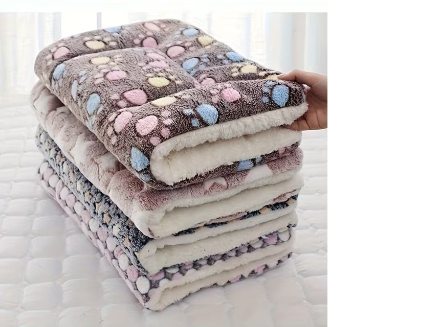 Luxury Thick Plush Dog Bed & Cat Bed – Washable Pet Mat for Small Dogs & Cats | Soft All-Season Crate & Sofa Bed