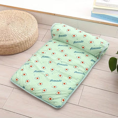 Cooling Dog Bed with Pillow | Breathable Summer Pet Bed for Small Dogs & Cats | Washable Non-Slip Ice Cooling Mat